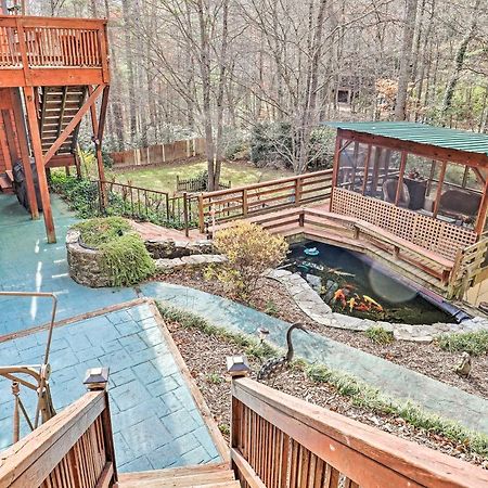 Asheville Mountain Getaway With Patio And Koi Pond! Екстериор снимка